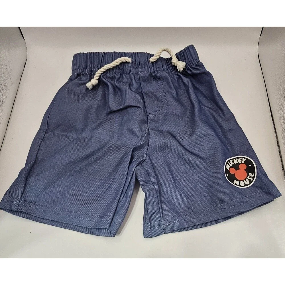 NWT! Disney “Retro Style” Mickey Mouse, 2PC short set/Blue-Boys size 18M